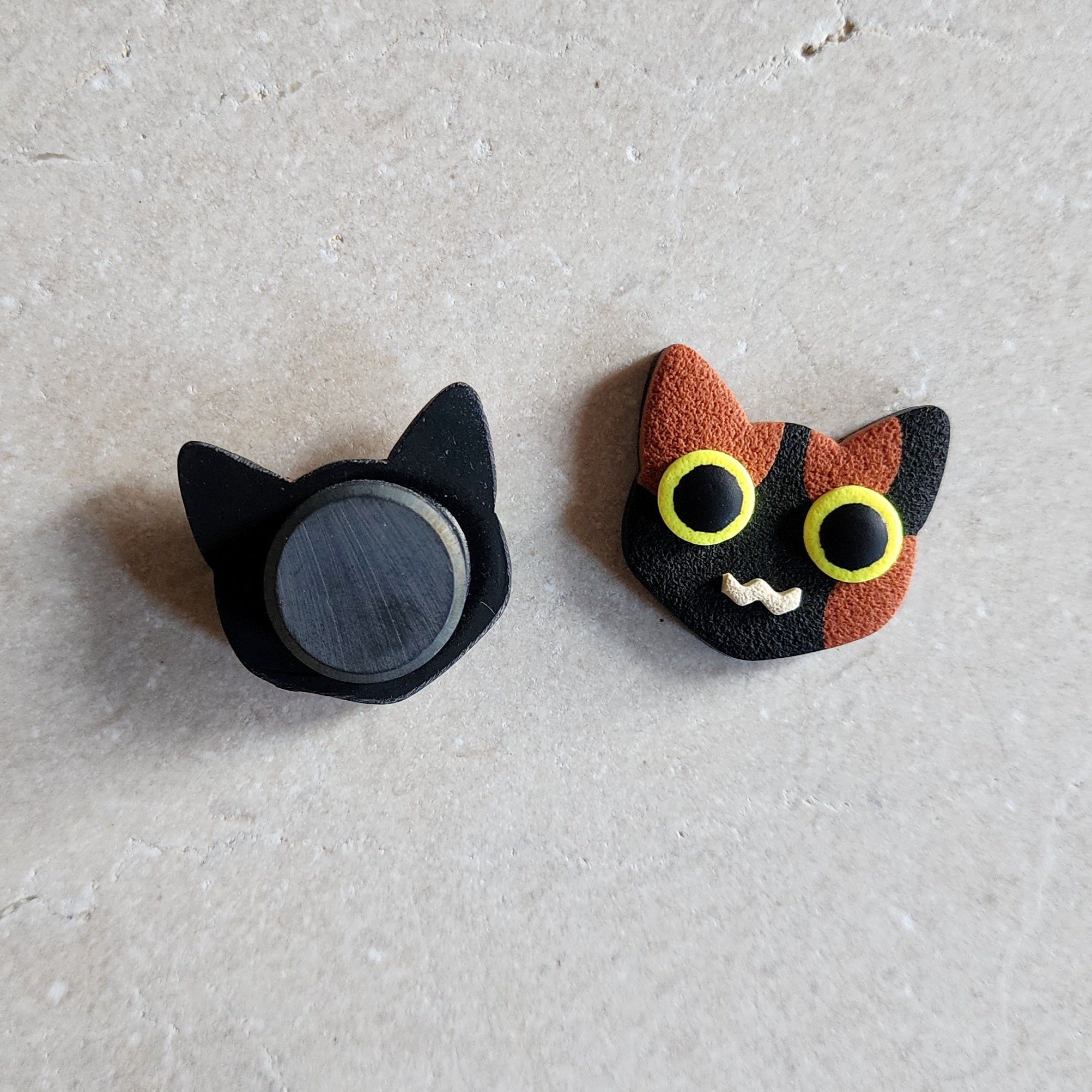 kiyata リスマグネット Tortie Cat Magnets – Catzilla Designs