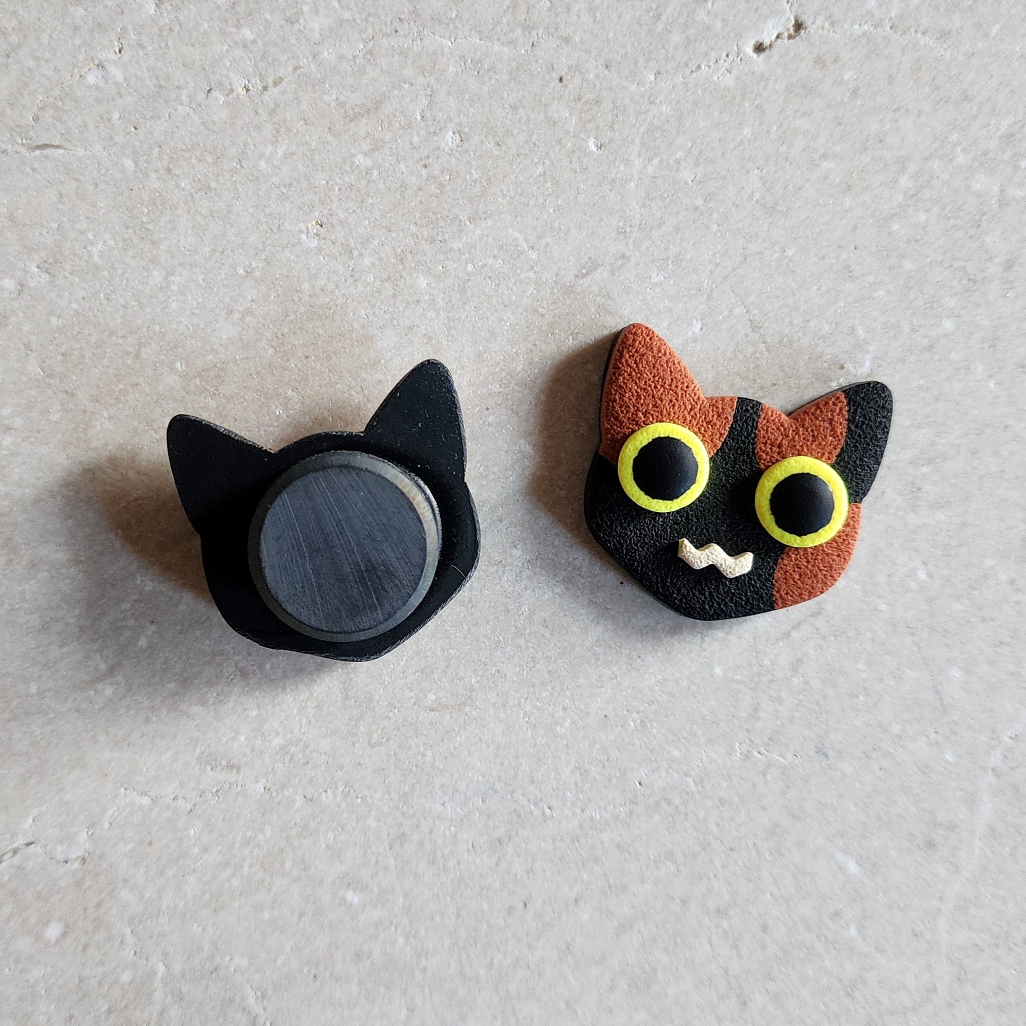 tortie cat magnet Magnets & Pins