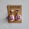 pink sugar cookies Dangle Earrings