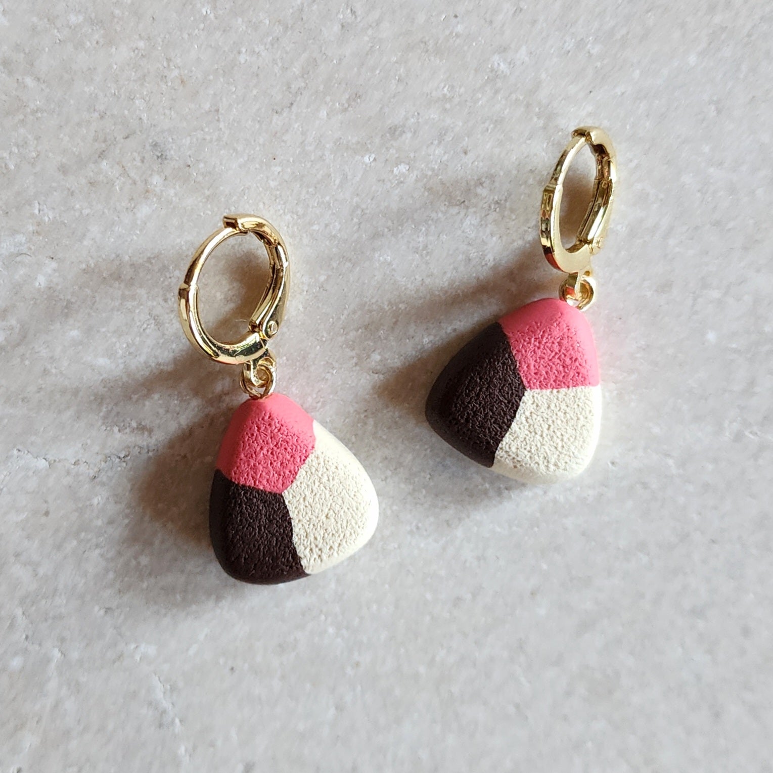 tricolor flag cookies Drop Earrings