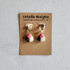 tricolor flag cookies Drop Earrings