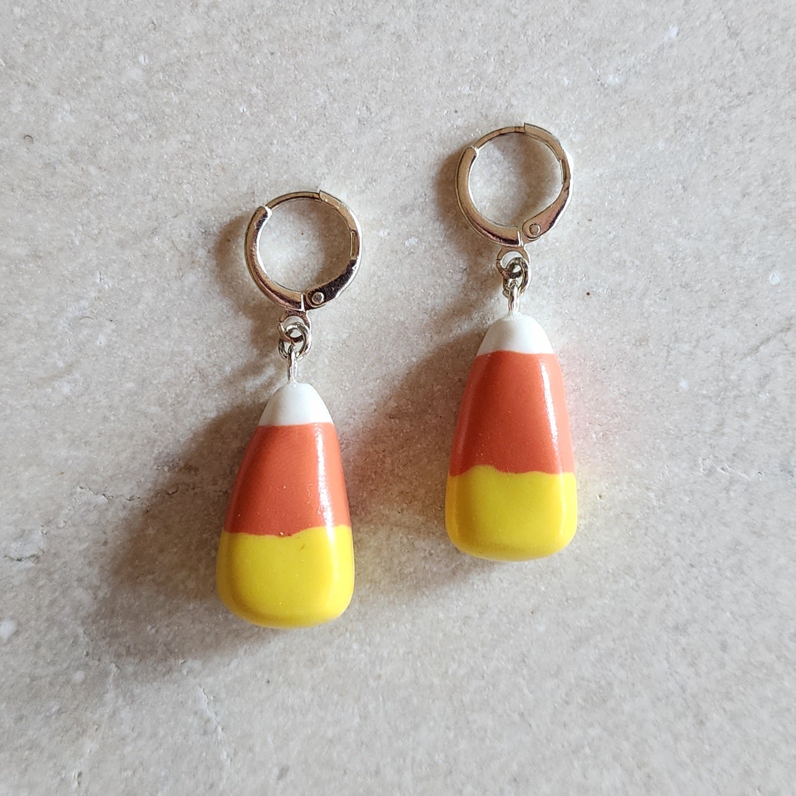 candy corn Dangle Earrings