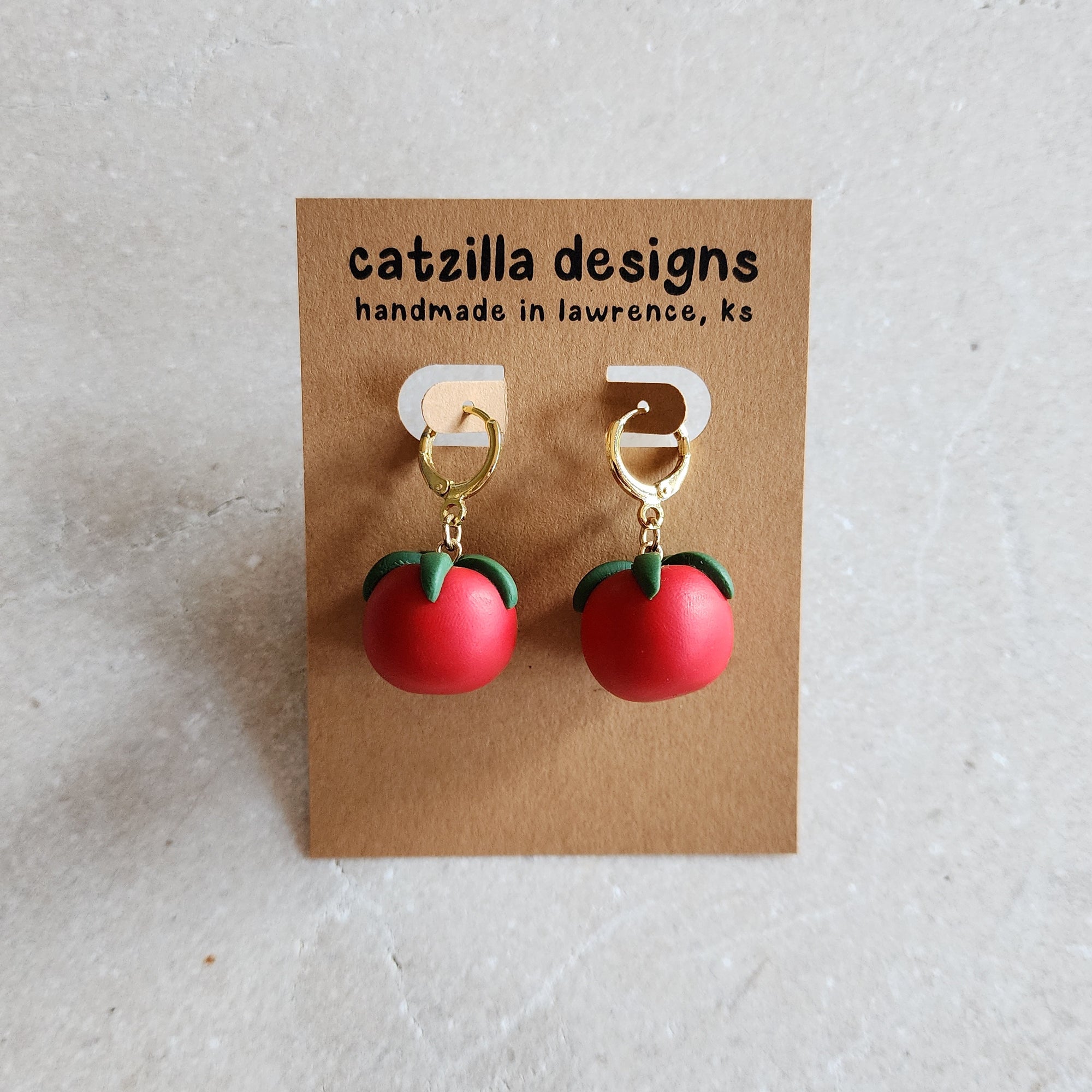 cherry tomatoes Dangle Earrings