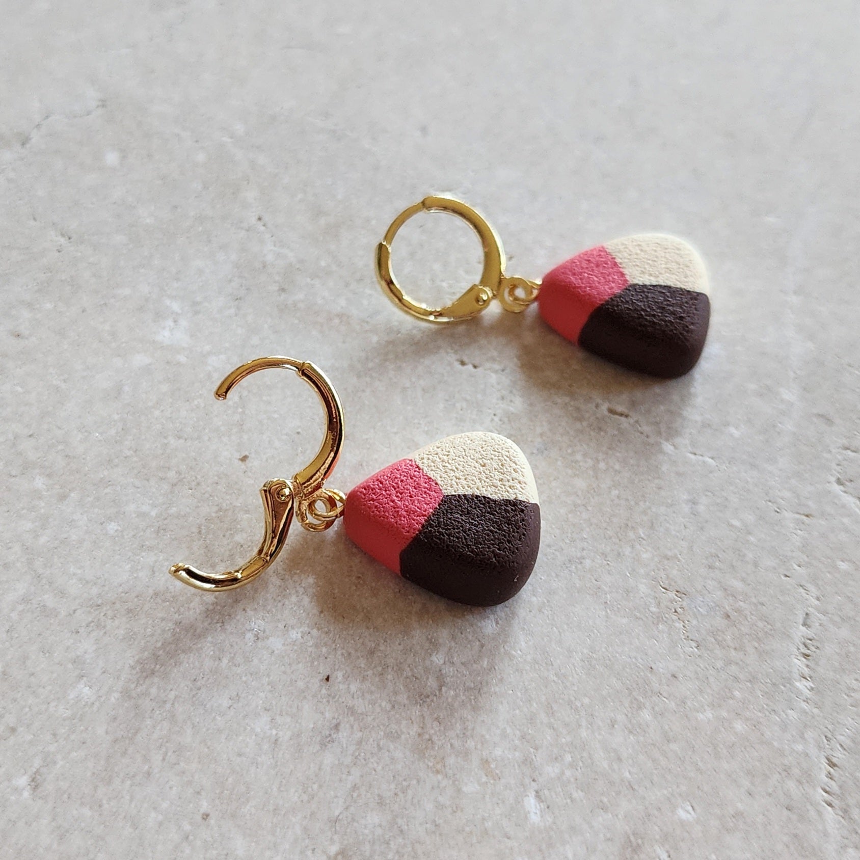 tricolor flag cookies Drop Earrings
