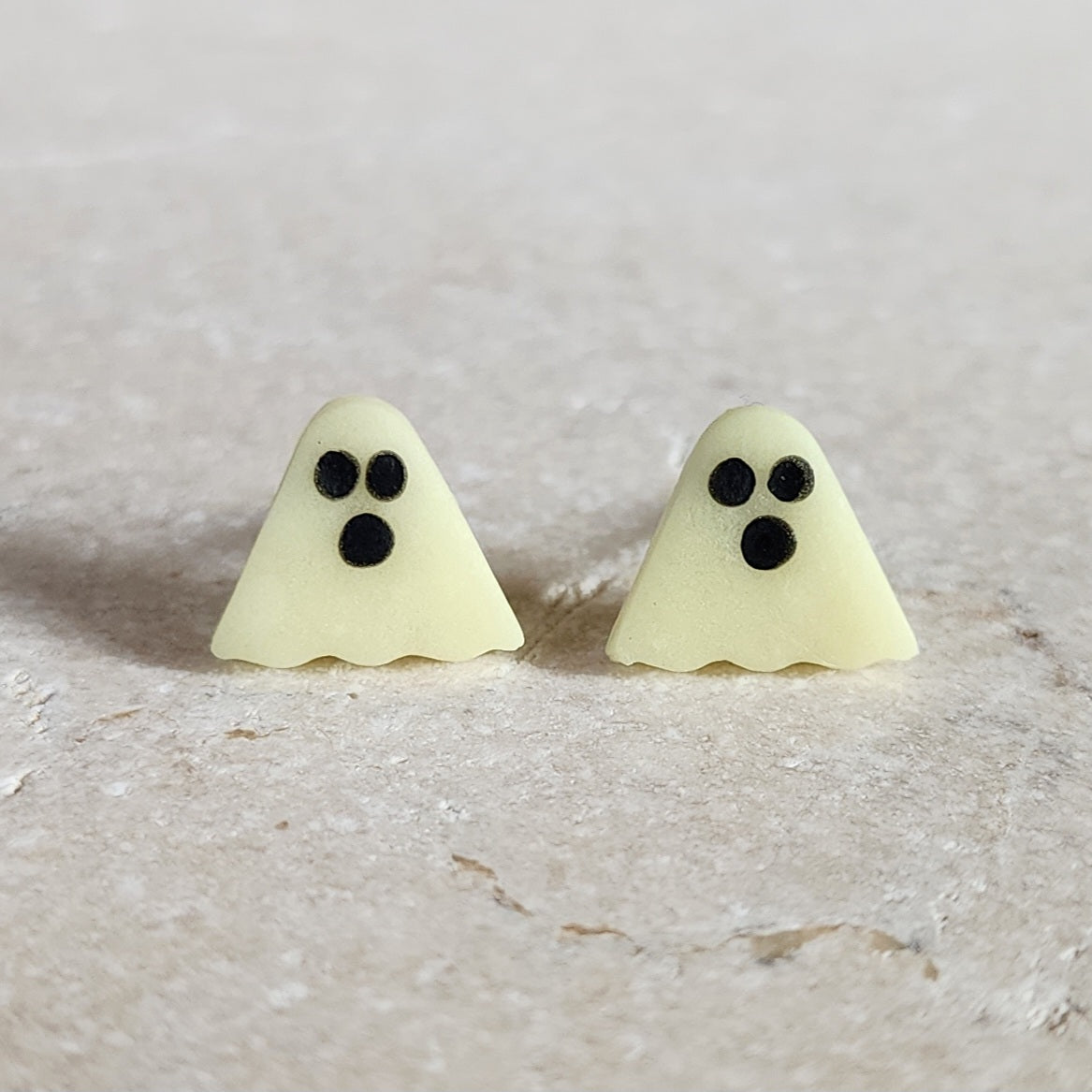 glowing ghost studs Stud Earrings