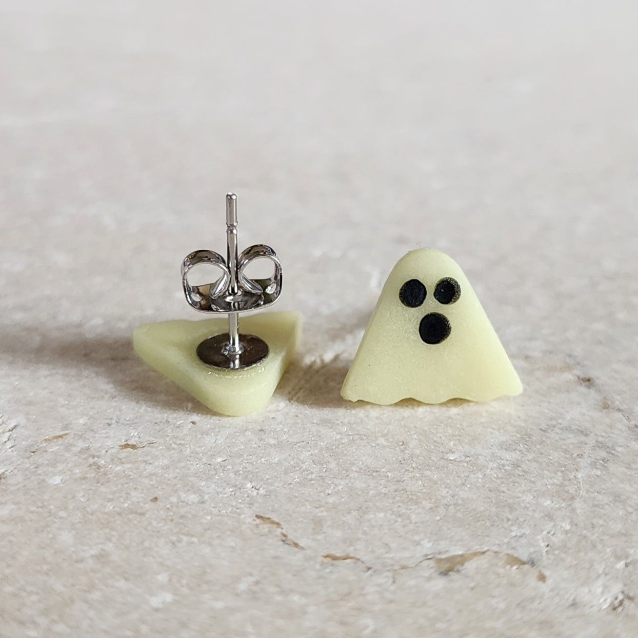 glowing ghost studs Stud Earrings