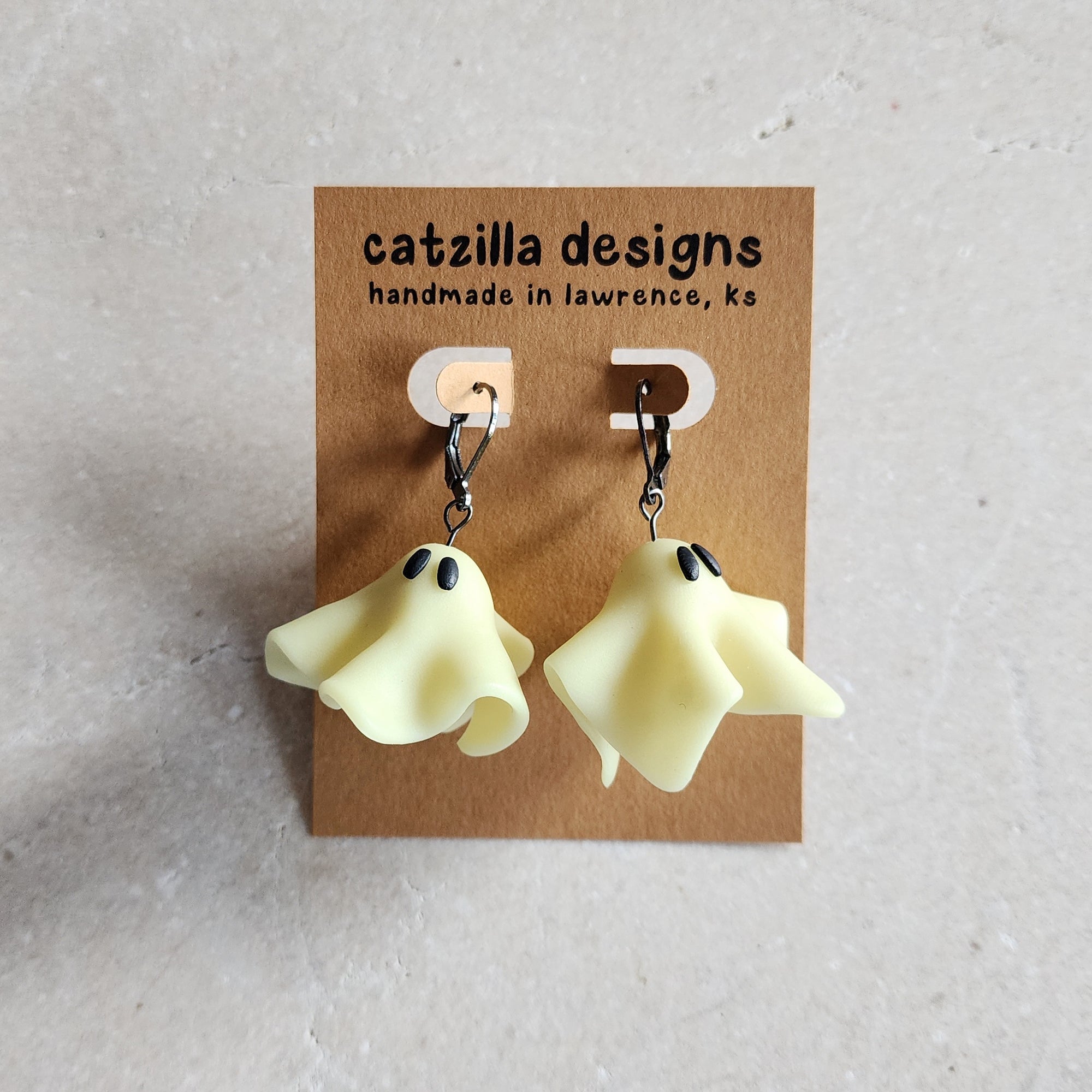 glowing ghosts Drop Earrings
