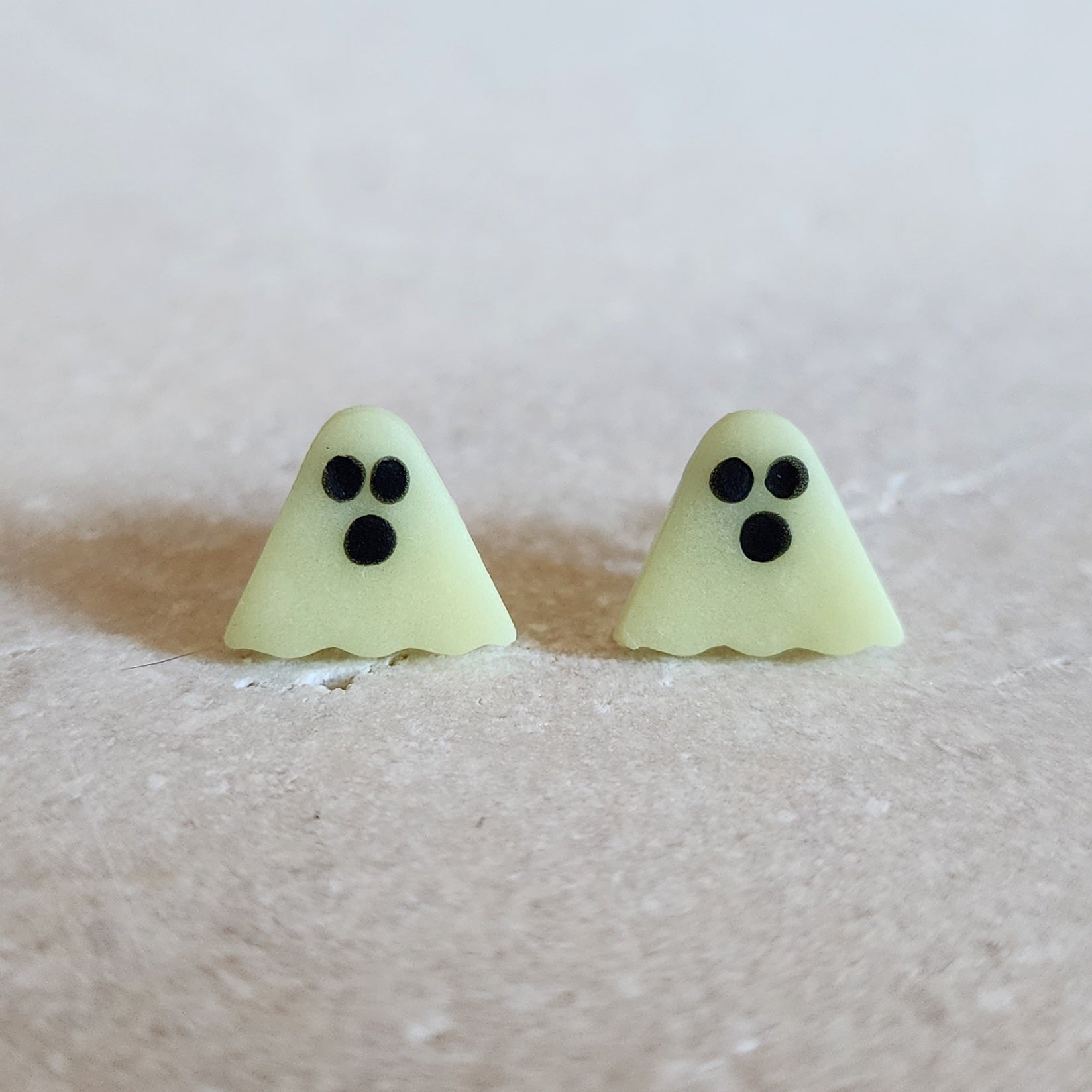 glowing ghost studs