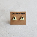 glowing ghost studs
