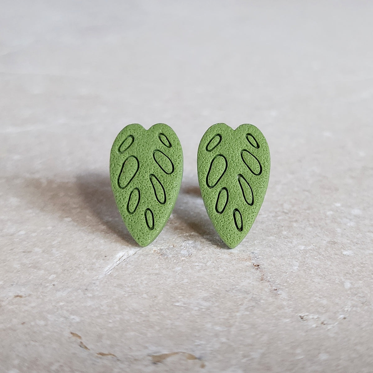 monstera: swiss cheese studs